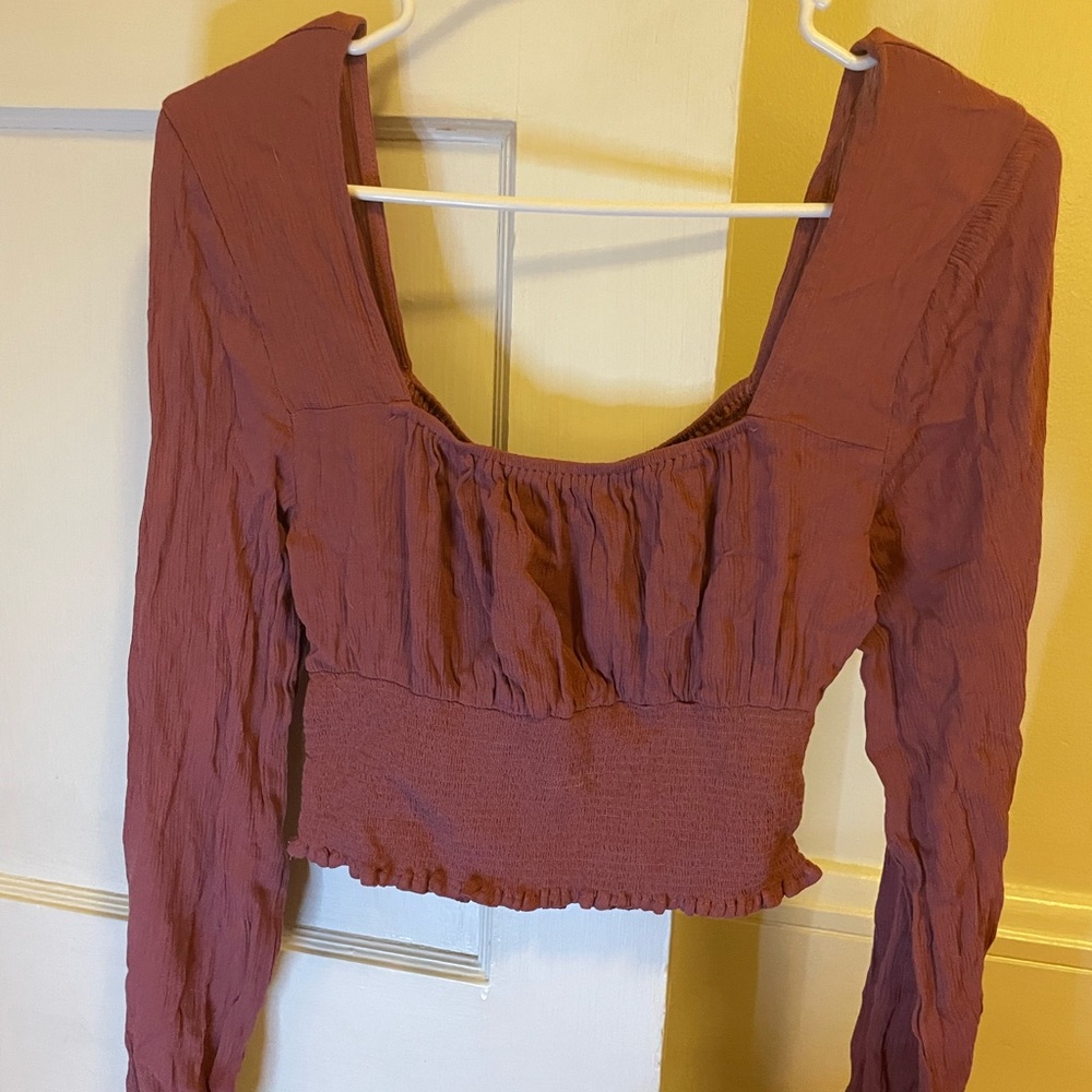 Pacsun blouse (sorry it’s wrinkled)